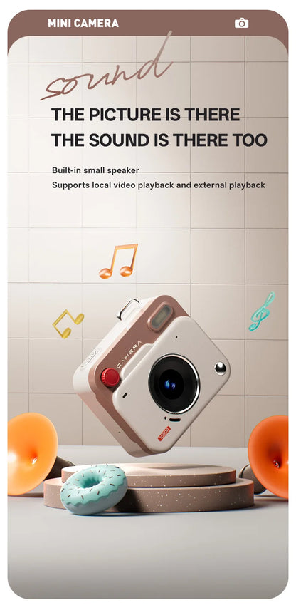 Retro Mini Digital Camera – Compact High Definition CCD Sensor Camera for Student Photography - ZOOMNSTORE