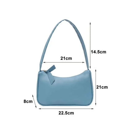 Retro PU Leather Womens Handbag - Vintage Shoulder Tote - ZOOMNSTORE