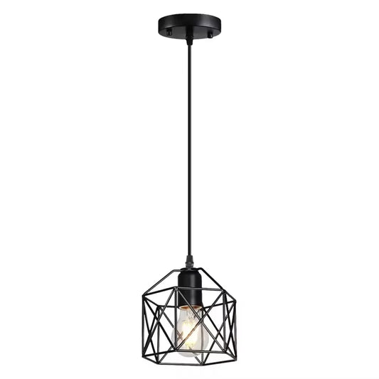 Industrial Retro Pendant Light - Hollow Out Ceiling Lamp for Living Room  Restaurant - ZOOMNSTORE