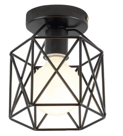 Industrial Retro Pendant Light - Hollow Out Ceiling Lamp for Living Room  Restaurant - ZOOMNSTORE