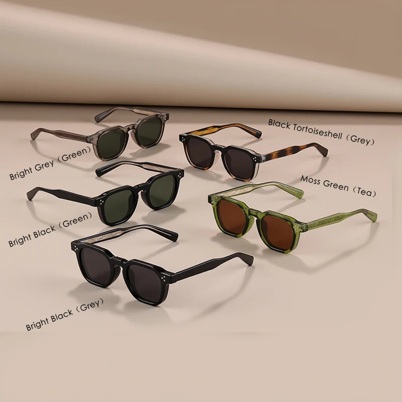 Retro Polygon Sunglasses - Womens TR90 Frame Polarized UV400 Summer Shades - ZOOMNSTORE
