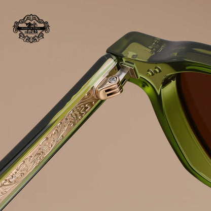 Retro Polygon Sunglasses - Womens TR90 Frame Polarized UV400 Summer Shades - ZOOMNSTORE