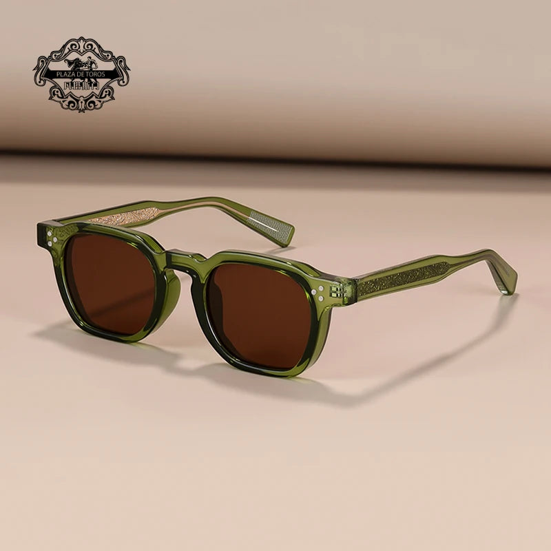 Retro Polygon Sunglasses - Womens TR90 Frame Polarized UV400 Summer Shades - ZOOMNSTORE