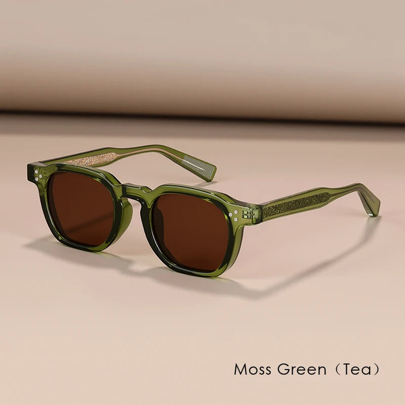 Retro Polygon Sunglasses - Womens TR90 Frame Polarized UV400 Summer Shades - ZOOMNSTORE