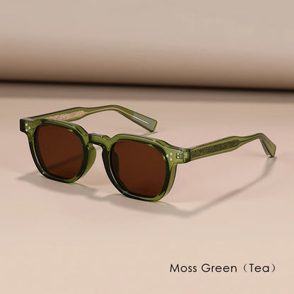 Retro Polygon Sunglasses - Womens TR90 Frame Polarized UV400 Summer Shades - ZOOMNSTORE