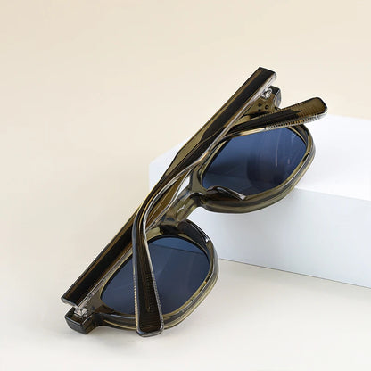 Retro Punk Sunglasses - Small Frame Square Design for Men  Women Ideal for Travel Parties and Festivals - ZOOMNSTORE
