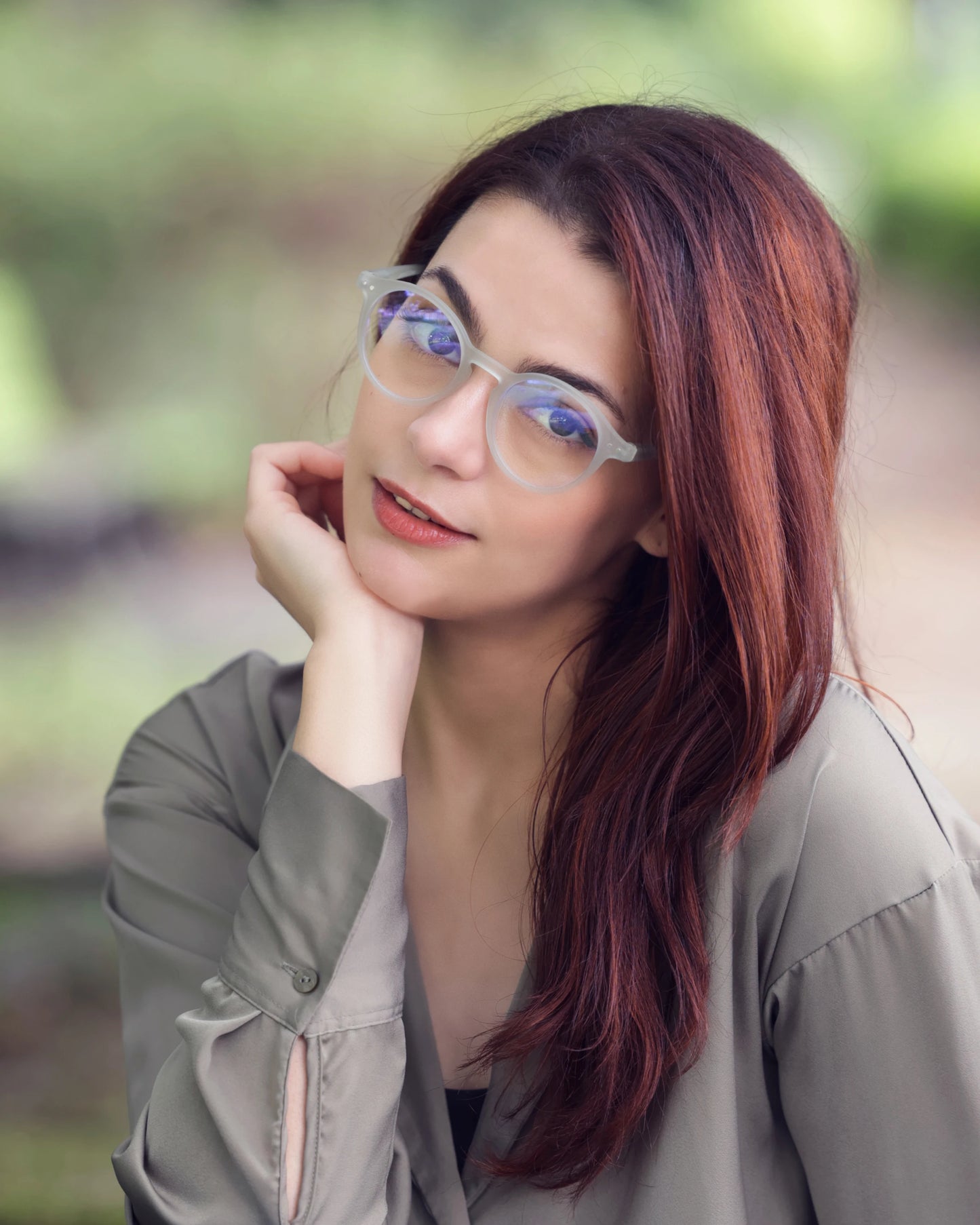 Retro Reading Glasses | Anti Glare, UV400 Protection, Circular Frame Stylish Reading Glasses - ZOOMNSTORE