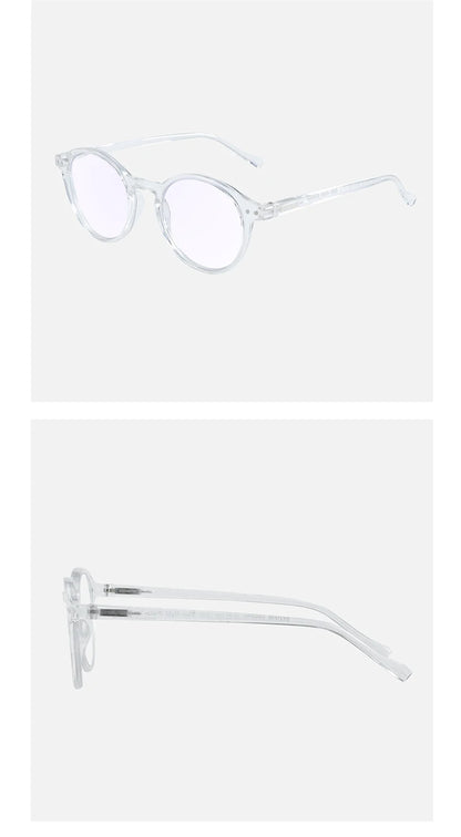 Retro Reading Glasses | Anti Glare, UV400 Protection, Circular Frame Stylish Reading Glasses - ZOOMNSTORE