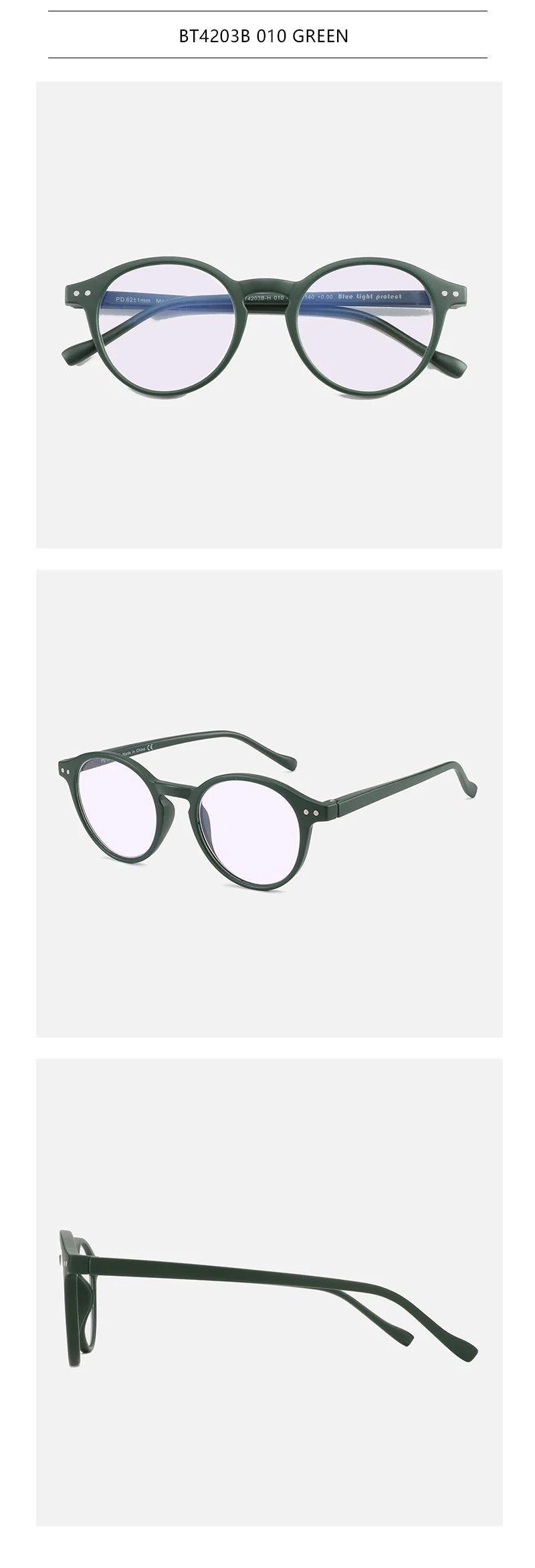 Retro Reading Glasses | Anti Glare, UV400 Protection, Circular Frame Stylish Reading Glasses - ZOOMNSTORE