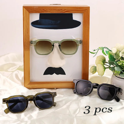 Retro Square Sunglasses – Fashion Sunglasses With UV400 Protection Lenses - ZOOMNSTORE