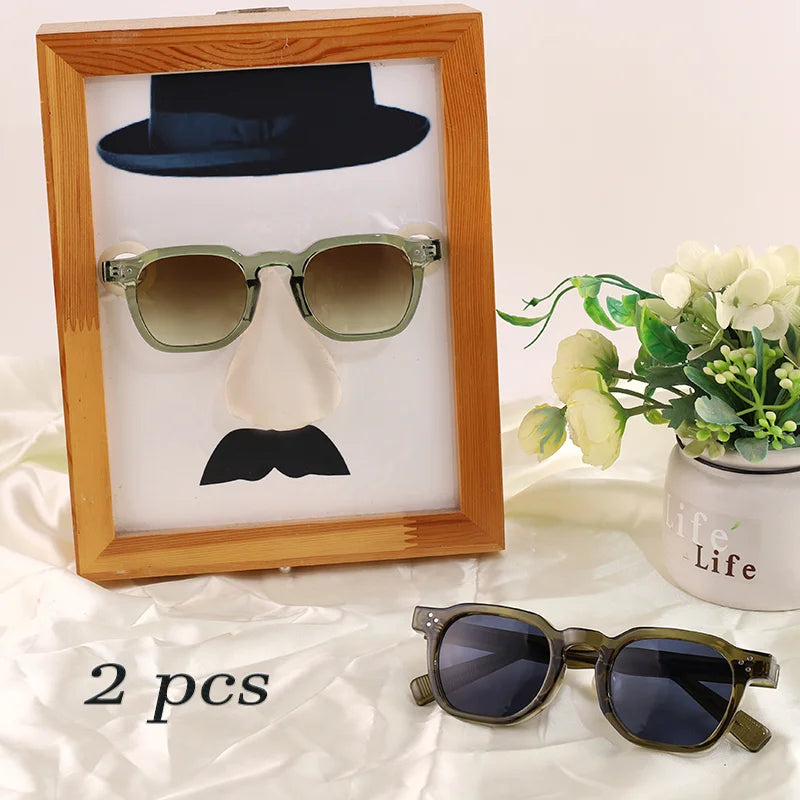 Retro Square Sunglasses – Fashion Sunglasses With UV400 Protection Lenses - ZOOMNSTORE