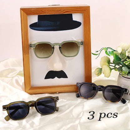 Retro Square Sunglasses – Fashion Sunglasses With UV400 Protection Lenses - ZOOMNSTORE