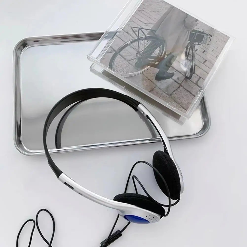 Retro Wired Headphones – Lightweight Comfortable Over Ear Earbuds With Balanced Armature - ZOOMNSTORE