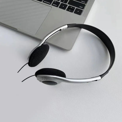 Retro Wired Headphones – Lightweight Comfortable Over Ear Earbuds With Balanced Armature - ZOOMNSTORE