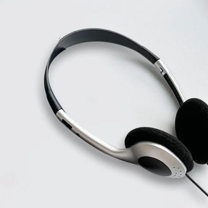 Retro Wired Headphones – Lightweight Comfortable Over Ear Earbuds With Balanced Armature - ZOOMNSTORE