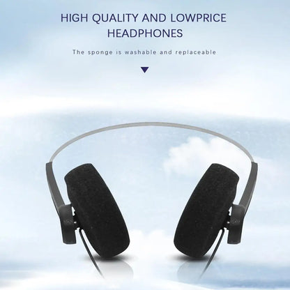 Retro Wired Headphones – Small Portable 3.5mm Music Headset with Noise Cancelling - ZOOMNSTORE