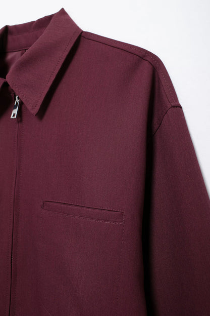 Retro Zipper Bomber Jacket for Women - Fall Loose Outerwear - ZOOMNSTORE