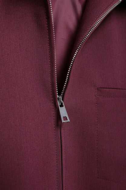 Retro Zipper Bomber Jacket for Women - Fall Loose Outerwear - ZOOMNSTORE