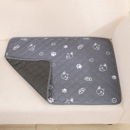 Reusable Dog Pee Pad Blanket - Washable Absorbent Puppy Training Mat  Pet Bed Urine Mat - ZOOMNSTORE