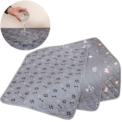 Reusable Dog Pee Pad Blanket - Washable Absorbent Training Mat for Pets - ZOOMNSTORE