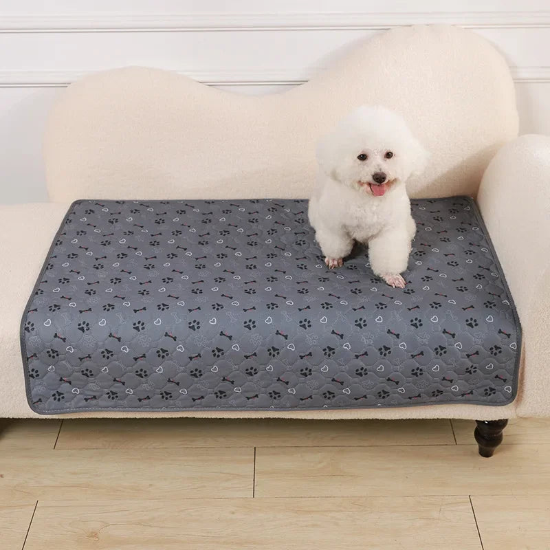 Reusable Dog Pee Pad Blanket - Washable Absorbent Training Mat for Pets - ZOOMNSTORE