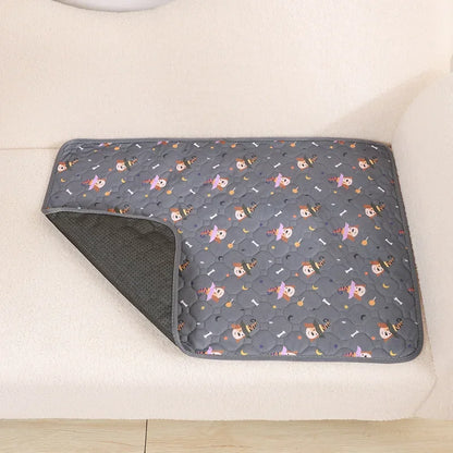 Reusable Dog Pee Pad Blanket - Washable Absorbent Training Mat for Pets - ZOOMNSTORE