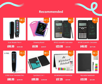 Reusable Erasable Notebook | A4 Spiral Smart Notebook With Microwave Heating - ZOOMNSTORE