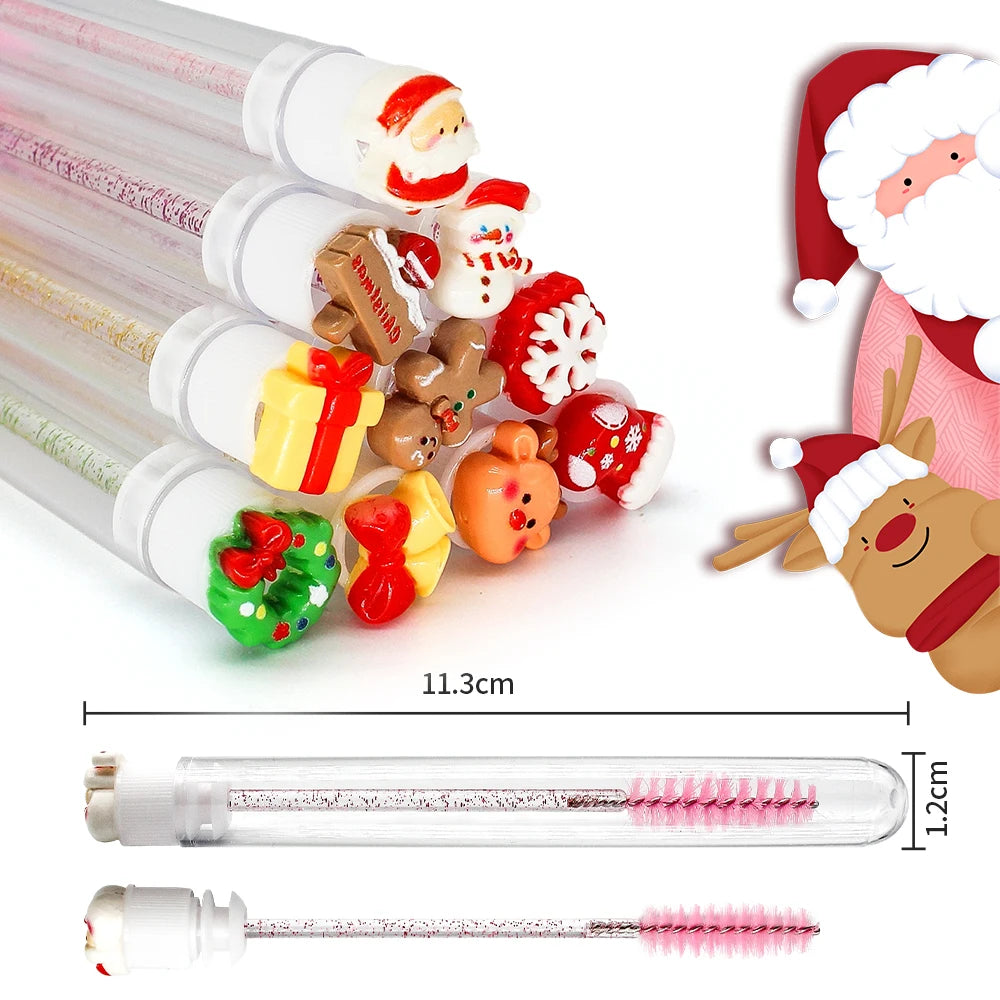 Reusable Mascara Wands - Eyelash Brush Tubes | Lash Extension Supplies & Replaceable Makeup Applicators - ZOOMNSTORE