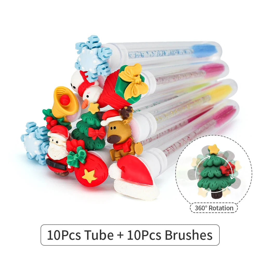 Reusable Mascara Wands - Eyelash Brush Tubes | Lash Extension Supplies & Replaceable Makeup Applicators - ZOOMNSTORE