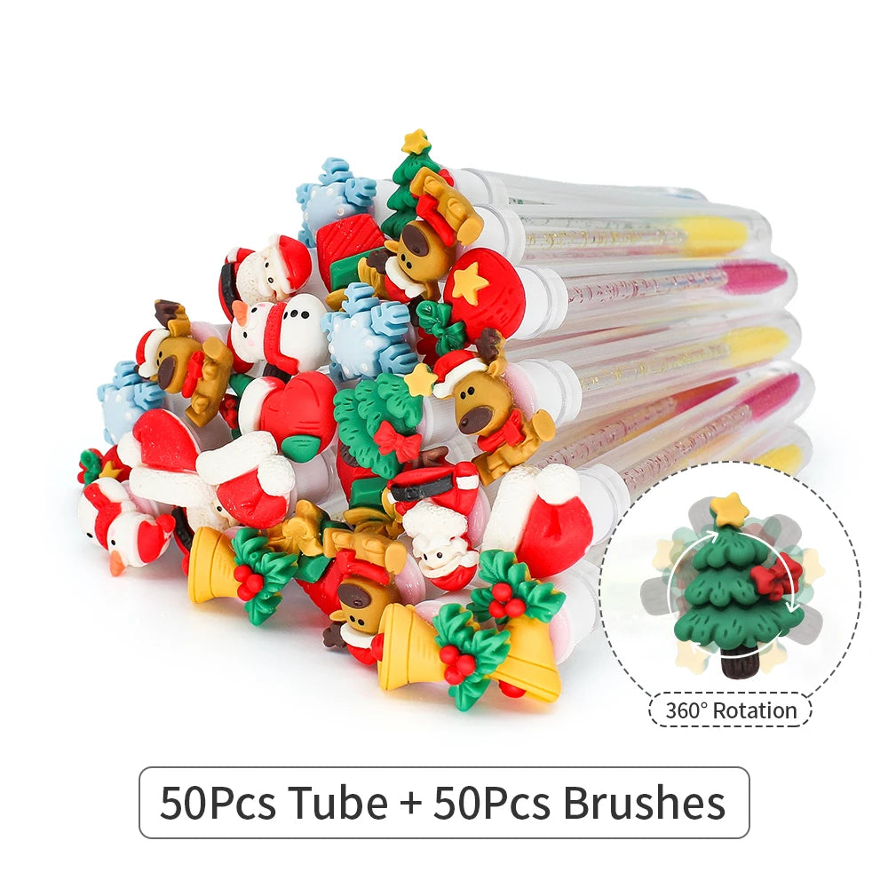 Reusable Mascara Wands - Eyelash Brush Tubes | Lash Extension Supplies & Replaceable Makeup Applicators - ZOOMNSTORE