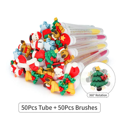 Reusable Mascara Wands - Eyelash Brush Tubes | Lash Extension Supplies & Replaceable Makeup Applicators - ZOOMNSTORE