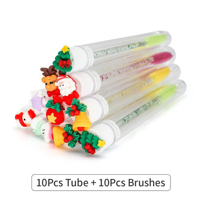 Reusable Mascara Wands - Eyelash Brush Tubes | Lash Extension Supplies & Replaceable Makeup Applicators - ZOOMNSTORE