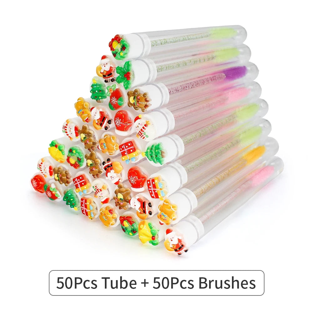 Reusable Mascara Wands - Eyelash Brush Tubes | Lash Extension Supplies & Replaceable Makeup Applicators - ZOOMNSTORE