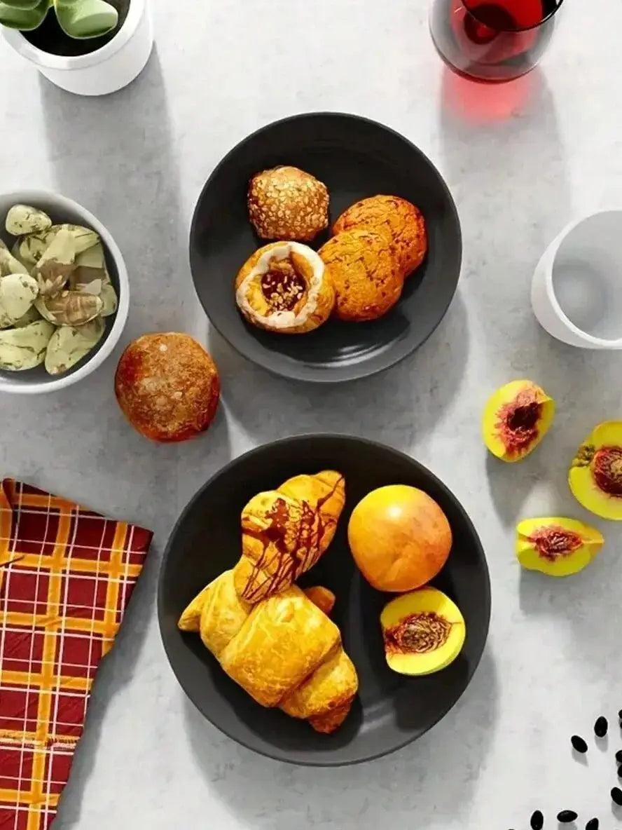 Reusable Plastic Tableware Set - 41624pcs Plates Bowls Cups for Picnics  School Supplies - ZOOMNSTORE