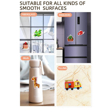 Children's Portable Quiet DIY Reusable Sticker Book Busy Jelly Paste Sticker Multi-scene Bubble Sticker Toys for Fun Learning - ZOOMNSTORE