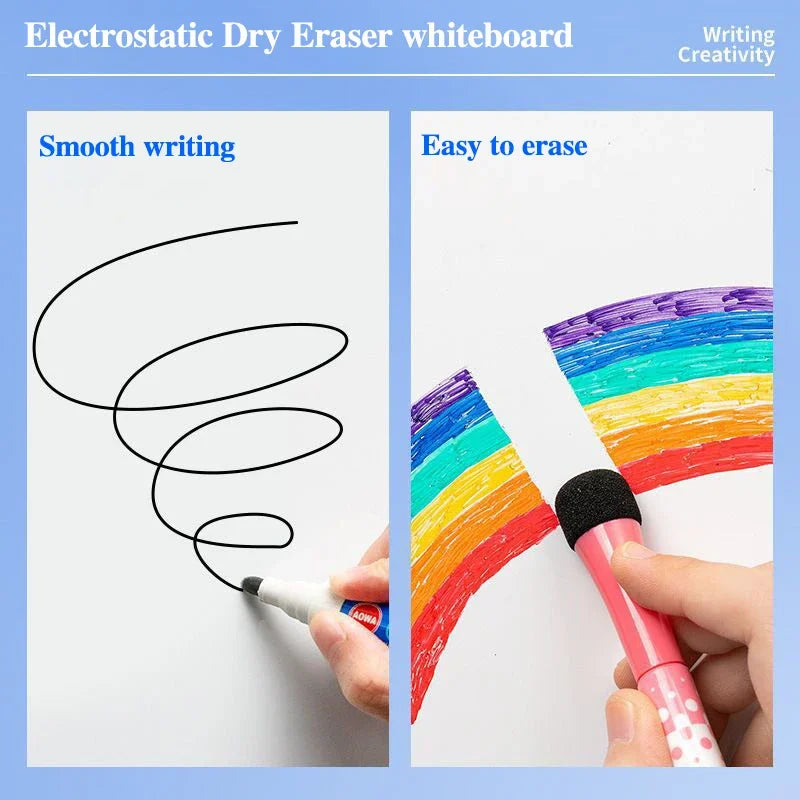 Reusable Whiteboard – Waterproof Dry Erase Board with Easy Wipe Surface for Classroom & Office - ZOOMNSTORE