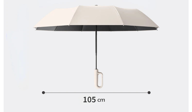 60K Buckle Men Women Umbrella  Fully Automatic Reverse Folding Umbrella with Windproof Reflective Stripe UV Umbrellas - ZOOMNSTORE