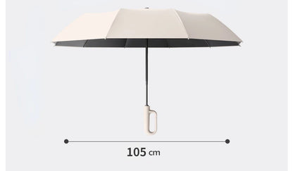 60K Buckle Men Women Umbrella  Fully Automatic Reverse Folding Umbrella with Windproof Reflective Stripe UV Umbrellas - ZOOMNSTORE