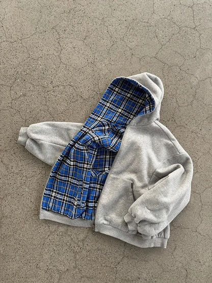 Reversible Hoodies Men | Cotton Polyester Blend Oversized Hoodie - Warm Autumn Casual Outerwear - ZOOMNSTORE