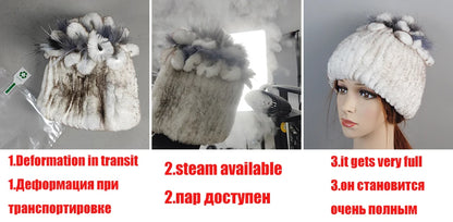 Rex Rabbit Fur Coat | Slim Fit Natural Fur Jacket For Women Winter Outerwear - ZOOMNSTORE