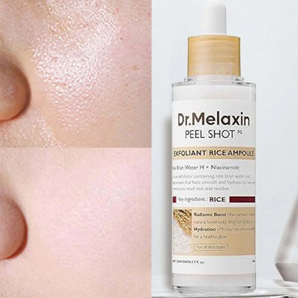 Rice Exfoliating Serum - Hydrating Blackhead Removal  Pore Shrinking Korean Skin Care - ZOOMNSTORE
