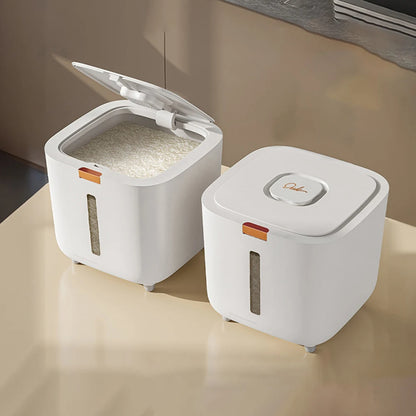 Rice Storage Container - Airtight Grain Storage Box 5kg & 10kg with Lid - ZOOMNSTORE