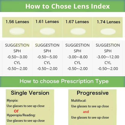 Rimless Prescription Glasses - Men's Rectangle Optical Eyeglasses With Anti Blue Light Lenses - ZOOMNSTORE
