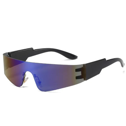 Rimless Punk Sunglasses - Trendy UV400 Shades for Men and Women - ZOOMNSTORE