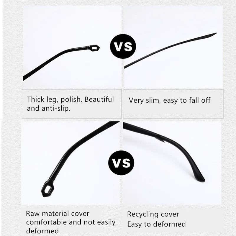 Rimless Reading Glasses - Bifocal Anti Blue Light Eyewear for Men & Women +150 +200 - ZOOMNSTORE