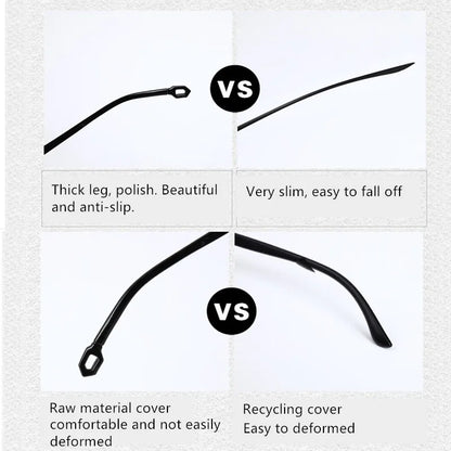 Rimless Reading Glasses - Bifocal Anti Blue Light Eyewear for Men & Women +150 +200 - ZOOMNSTORE