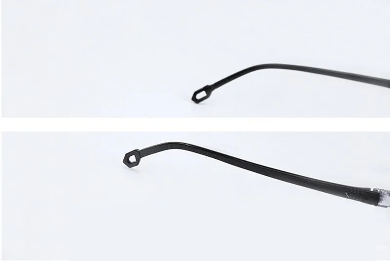 Rimless Reading Glasses - Bifocal Anti Blue Light Eyewear for Men & Women +150 +200 - ZOOMNSTORE