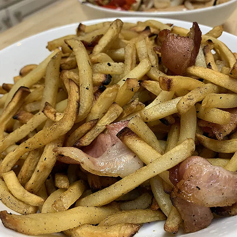 Rolling BBQ Basket - Stainless Steel Grill Mesh | Camping Barbecue Rack, Easy Clean - ZOOMNSTORE