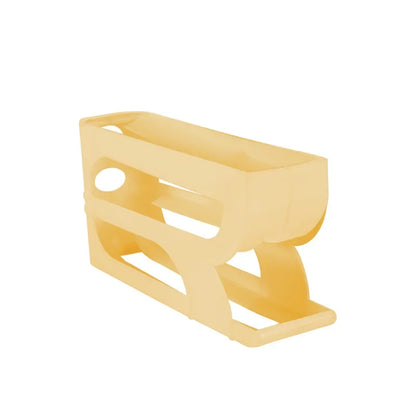Rolling Egg Storage Box - 3/4 Tier Home Refrigerator Egg Holder | Easy Clean Plastic Organizer - ZOOMNSTORE