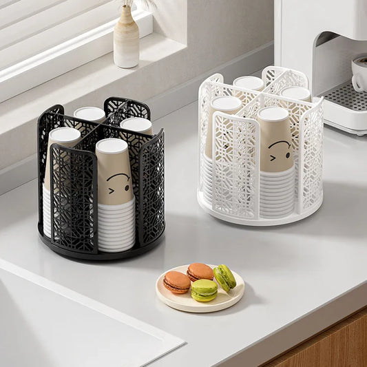 360-Degree Rotating Plastic Spice Organizer - Kitchen  Living Room Storage Shelf - ZOOMNSTORE